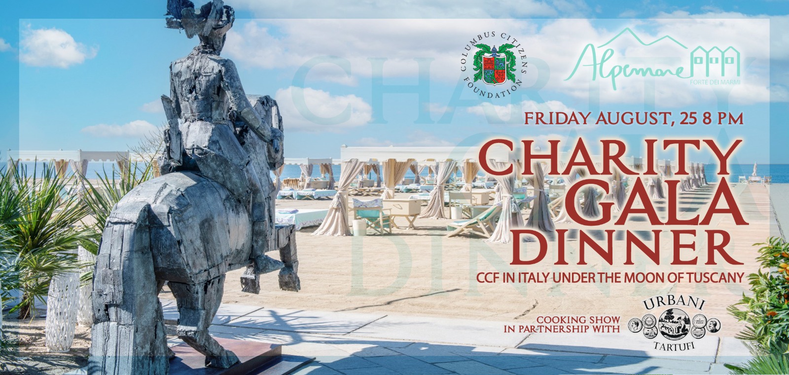 “CCF in Italy under the moon of Tuscany” Alpemare Beach Club – Forte dei Marmi