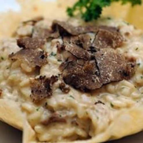 Risotto ai gamberi di fiume e tartufi